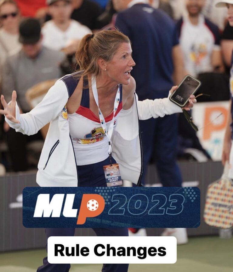 Major League Pickleball (MLP) New Rule Changes NML Pickleball