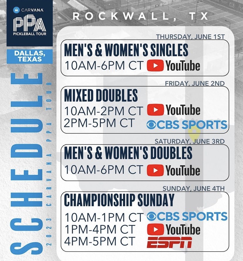 PPA Tour Texas Open Live Random Thoughts NML Pickleball